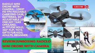 Review / Unboxing RADCLO Mini Drone with Camera