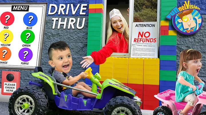 LETTING THE PERSON IN FRONT OF US DECIDE WHAT WE EAT CHALLENGE! Drive Thru ALL COLORS MENU FV Family