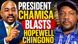 Chamisa Tears Into Hopewell: “be A Journalist, Not A Propagandist”