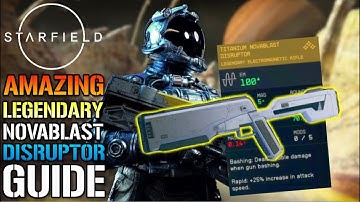 Starfield: Amazing Legendary Novablast! Can Disabled Anybody! Play As A "Pacifist" (Weapon Guide)