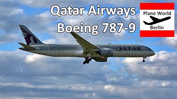 Qatar Airways Boeing 787-9 *A7-BHA* 4K landing at Berlin Brandenburg Airport
