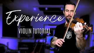 Experience - Ludovico Einaudi - Violin Tutorial Resimi