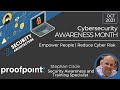 October 2021 - Cybersecurity AWARENESS MONTH - Proofpoint