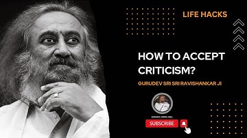 Wanna learn how to handle criticism?  Watch this
