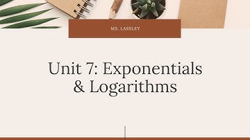 AP Prep Unit 7: Video #3