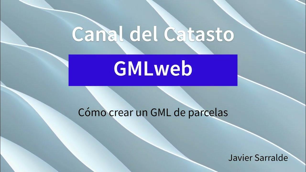 Cómo crear un GML de parcela con la aplicación YouTube