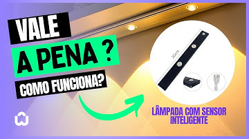 Lâmpada Led com Sensor de Movimento e Presença - Smart Lamp
