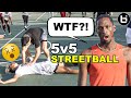 "WHO THE F*** IS SLIM?!" 5v5 Streetball | WE DUNKED EVERYTHING