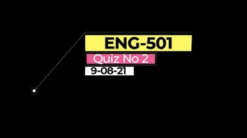 ENG501 History of English Language Quiz No 2 Solution