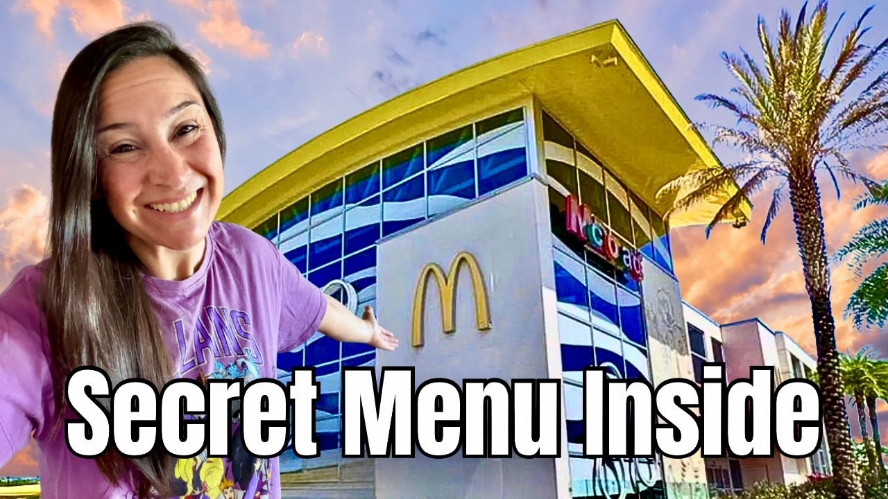 We Visited the Largest McDonald's in America 🍔 Secret Menu You