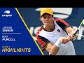 Jannik Sinner vs Max Purcell Highlights | 2021 US Open Round 1