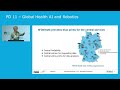 PD 11 – Global Health AI and Robotics