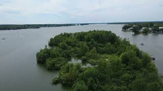Buckeye Lake Cranberry Bog Drone Flyover DJI Mini 4k 8/2/25