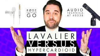 Audio-Technica AT40534B versus Rode Lavalier Go | Lavalier VS Hypercardioid Shotgun Microphone Test