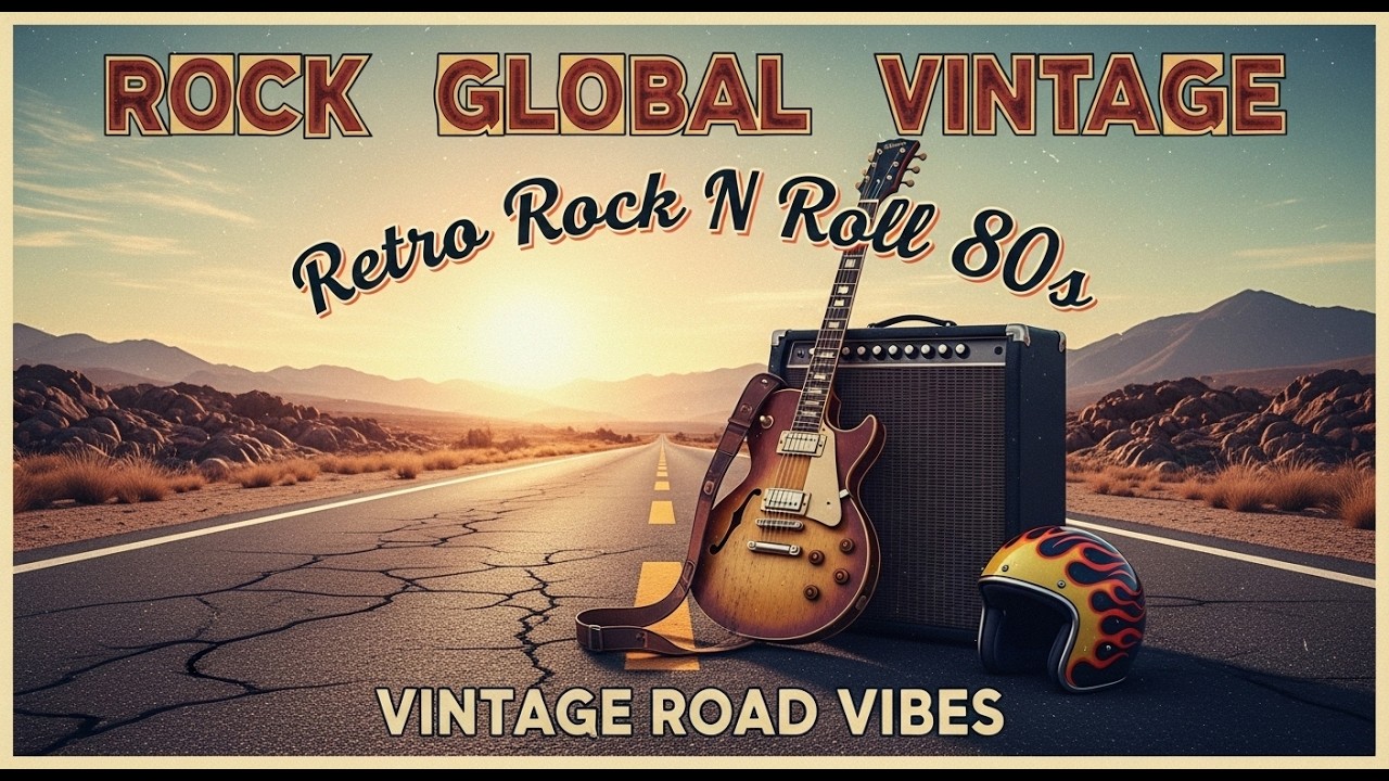 Best Rock Global Vintage 🔥 Retro Rock N Roll 80s 🎸 Vintage Road Vibes