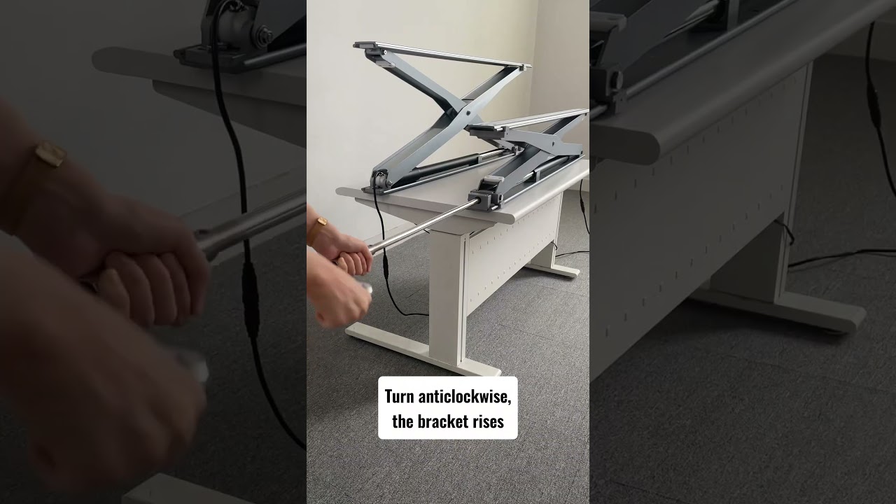 How to use power-off hand crank operation 