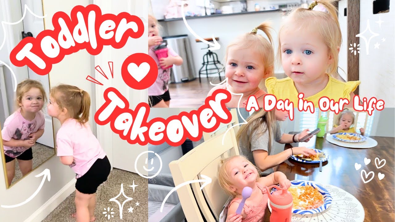 TODDLER TAKEOVER!!!🍼🍌🎨🧸 | Family 5 Vlogs 