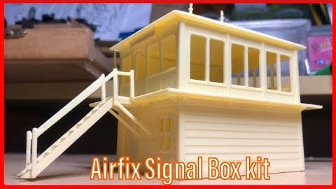 Assembling an Airfix Signal Box