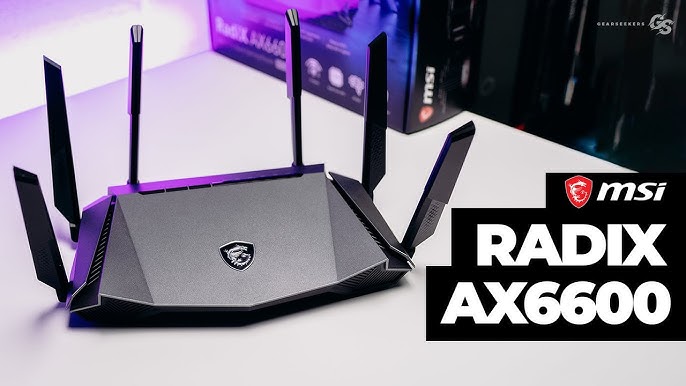 How to set up MSI RadiX Gaming Router with desktop and laptop