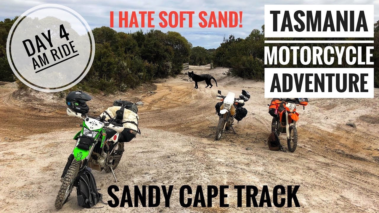 Motorcycle Adventure Ride Tasmania. Day 4. (Sandy Cape Track) YouTube