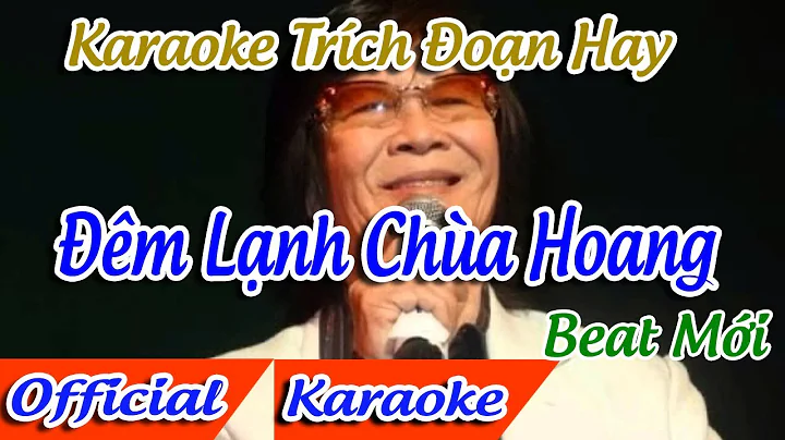 Trích Đoạn Đêm Lạnh Chùa Hoang Karaoke Mới 2 | Minh Cảnh karaoke |  Trích Đoạn Cải Lương Karaoke ✔