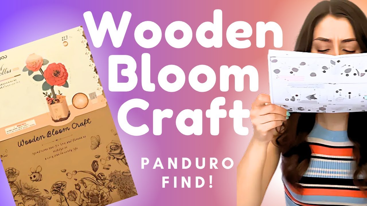 I Tried a Wooden Bloom Kit – Red Camellia from Panduro! 🌺 | Satisfying ...
