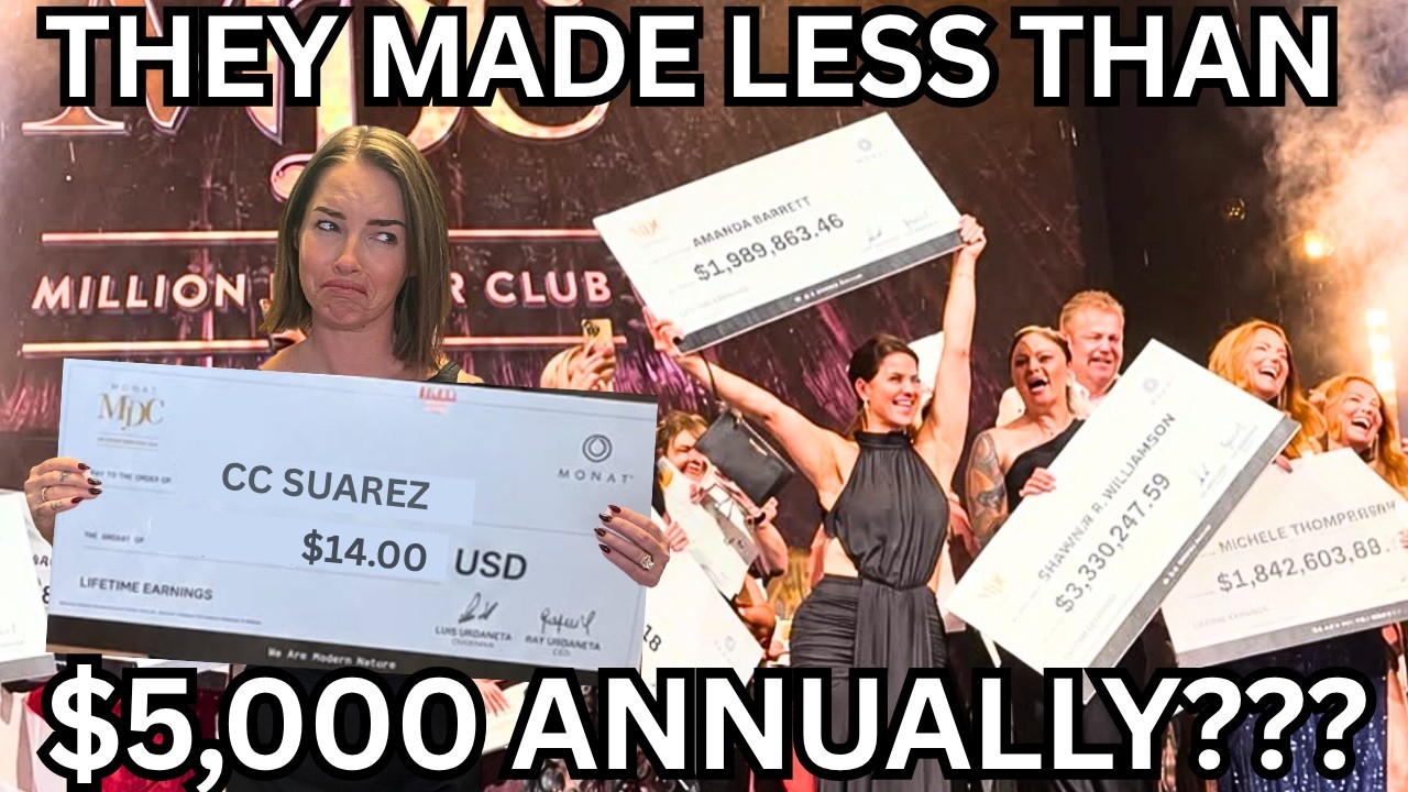 Let's EXPOSE how much MONEY the MONAT scammers ACTUALLY make.