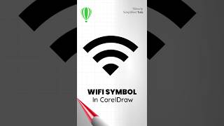How To Draw Wi-Fi Logo! 😳🤯 #shorts #design #corel