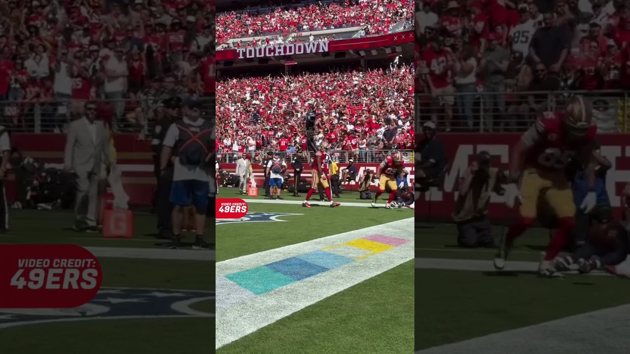 Brock Purdy's insane TD grab by George Kittle 