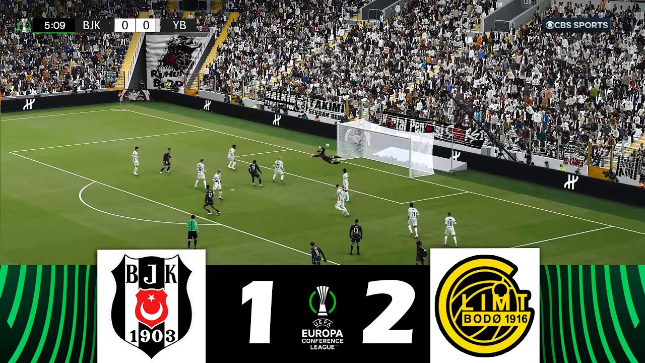 Bodø/Glimt vs Beşiktaş 3-1  All Goals and Extended Highlights. 
