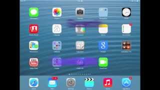 A quick look at iOS 7 on iPad 4