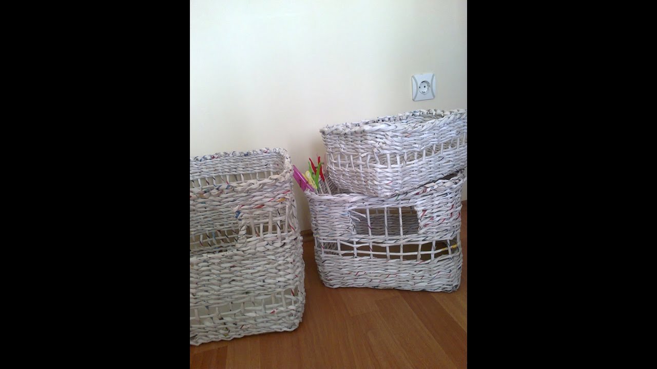 Kagittan Gazete Sepet Patates Sepeti Yapimi How To Make