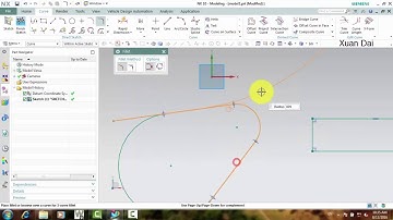 Nx cad training tutorials how to use fillet command in sketching