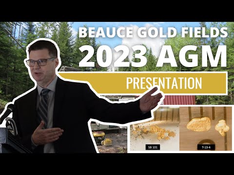 Presentation | Beauce Gold Fields | AGM 2023