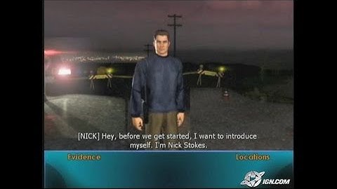 CSI: Crime Scene Investigation Xbox Gameplay