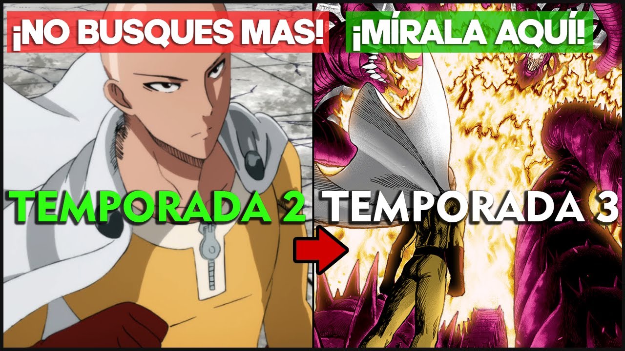 ONE PUNCH MAN Temporada 3 Como Y Donde VER La TEMPORADA 3 YouTube