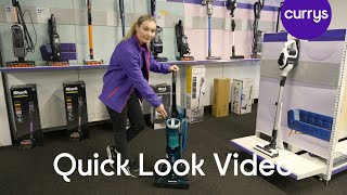 Celebrity Hoover Breeze Evo TH31BO01 Upright Bagless Vacuum Cleaner - Black & Turquoise - Quick Look Net Worth