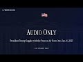President Trump Gaggles with the Press on Air Force One, Sep. 16, 2025