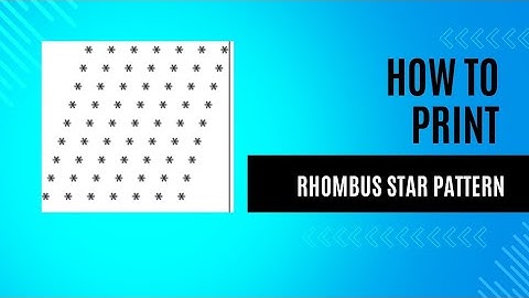 Learn to Code a Rhombus Star Pattern in Java - Step-by-Step Tutorial