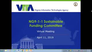 Sustainable Funding Committee - 4/11/2019