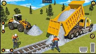 Train track builder simulator |city construction JCB game 3D-Hkgames screenshot 5