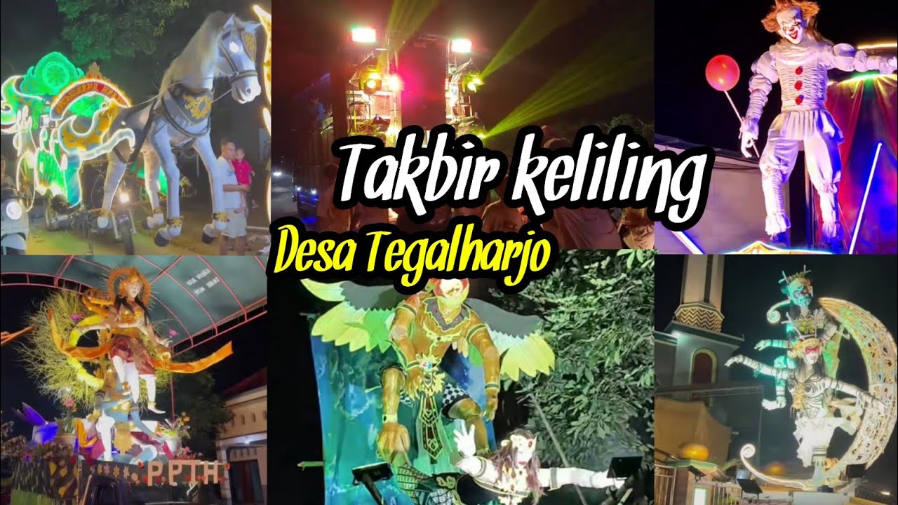 TAKBIR KELILING DESA TEGALHARJO TRANGKIL PATI 2025