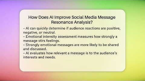 How Does AI Improve Social Media Message Resonance Analysis? - Everyday-Networking