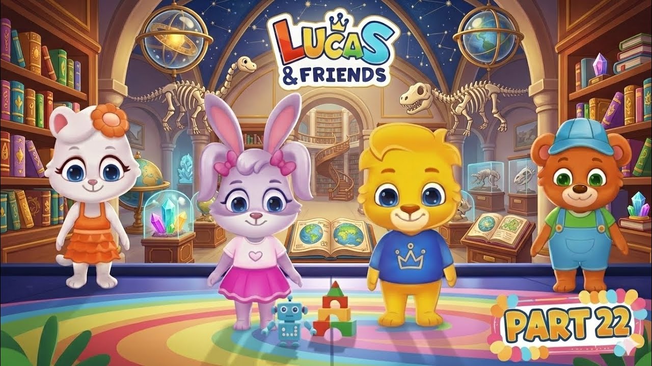 🦖 Dinosaur Skeleton Found! | Lucas & Friends Magical Museum Tour (Part 22)