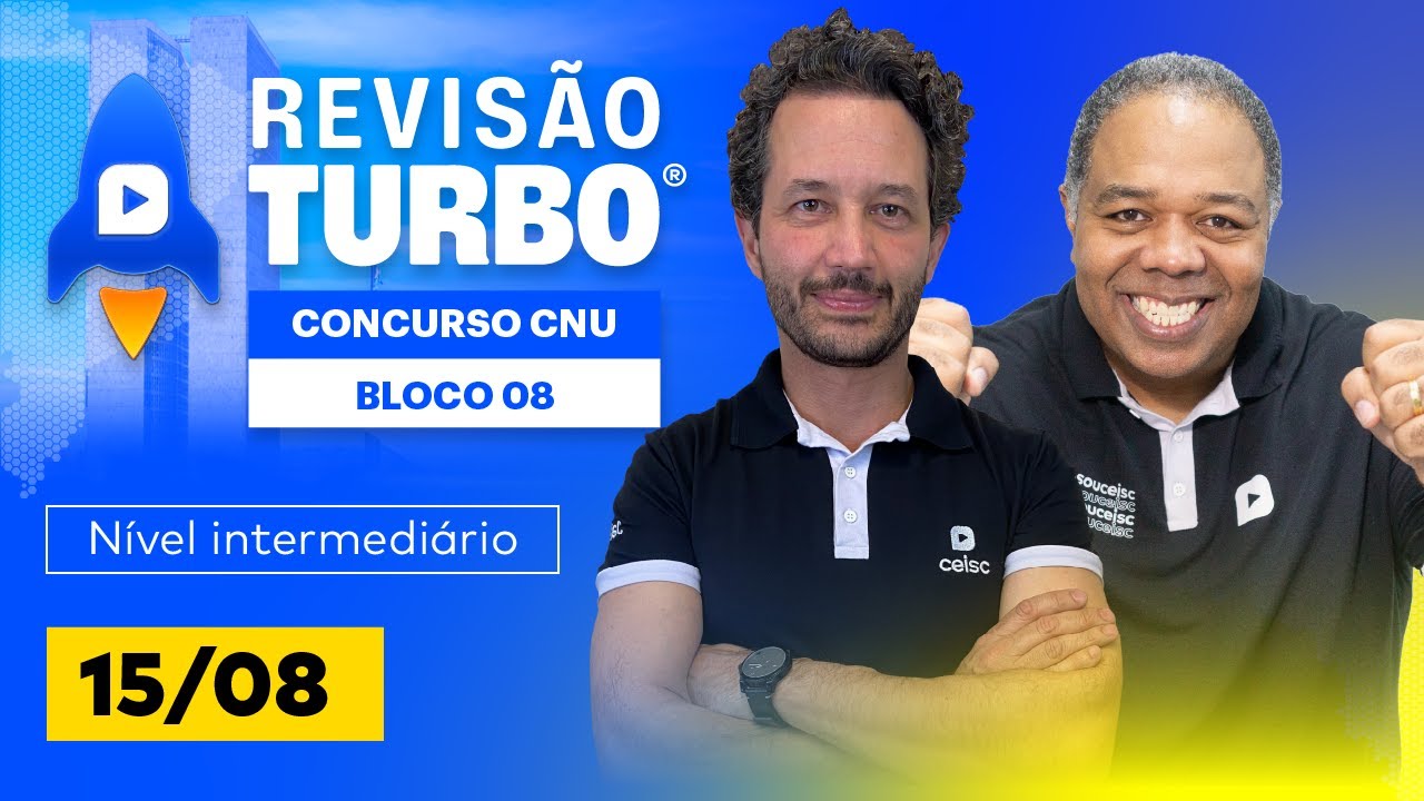CNU | REVISÃO TURBO | Conteúdos Específicos BLOCO 08 | Realidade Brasileira + Noções de Direito