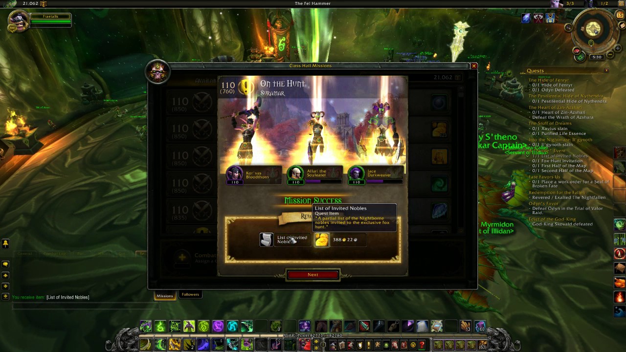 world of warraft a noble event legion quest guide youtube