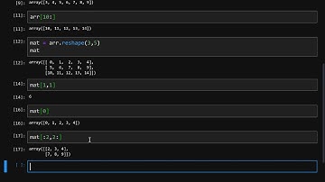Selecting array elements in NumPy using Indexing and Slicing