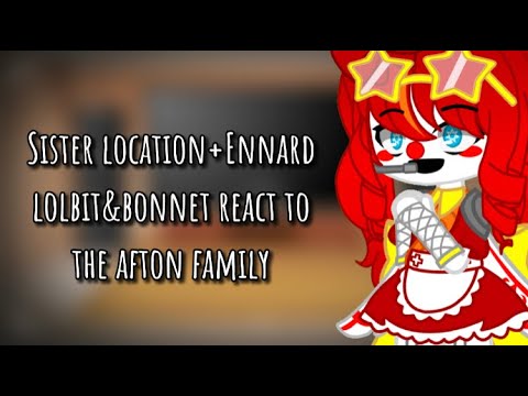 Past Sister location reacts to Afton Family’s memes | MY AU | New thumbnail