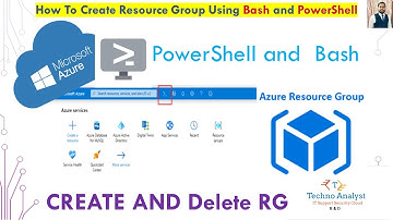 How To Create Resource Group in bash and PowerShell in Microsoft Azure | Techno-RD | #cloud #delete