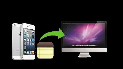 How to Transfer Notes from iPhone to PC/Mac